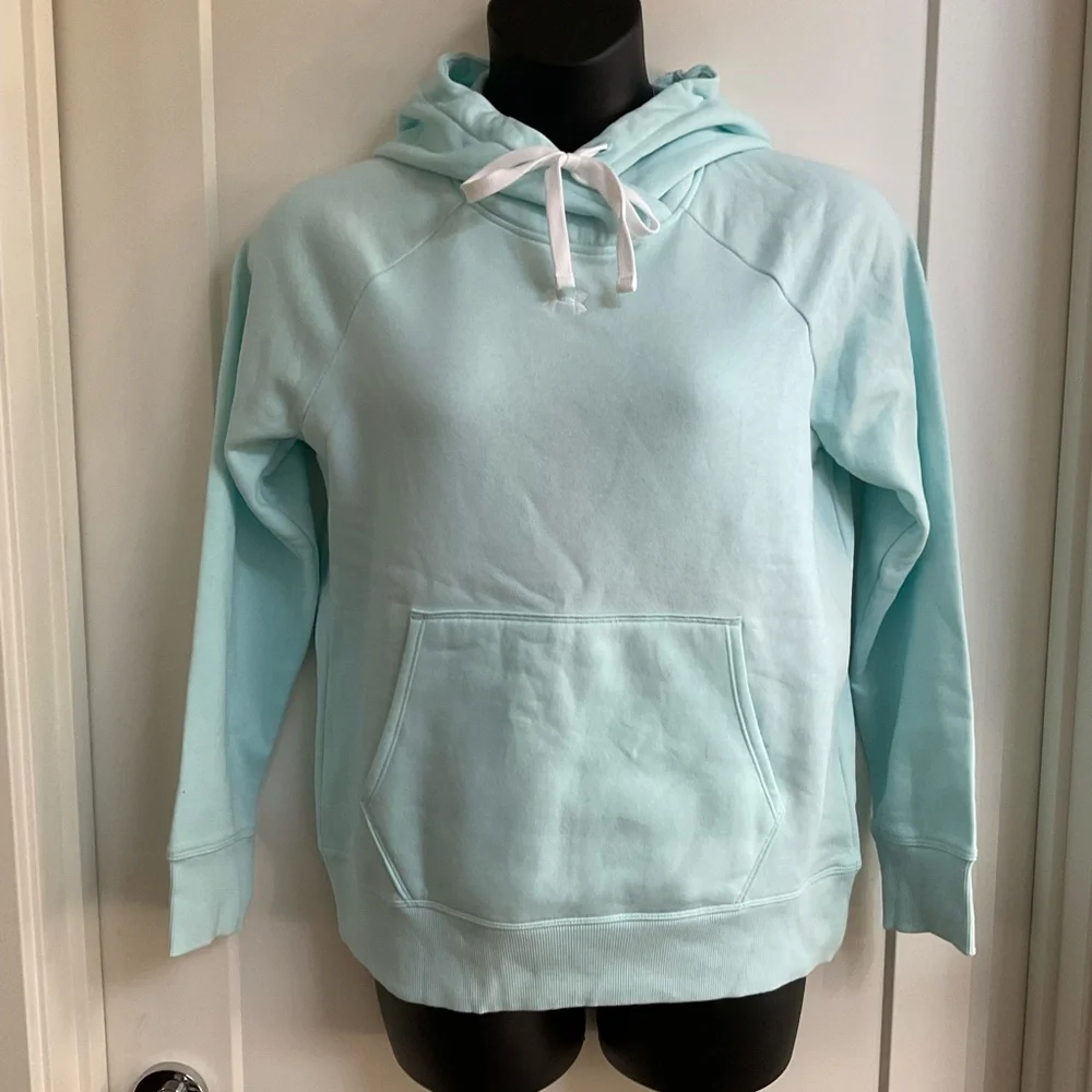 Under Armour Baby-blue Hoodie. NWT - Picture 3 of 8